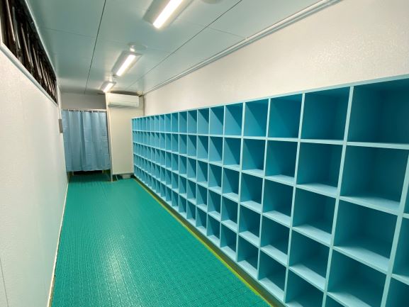 お子様更衣室エリア