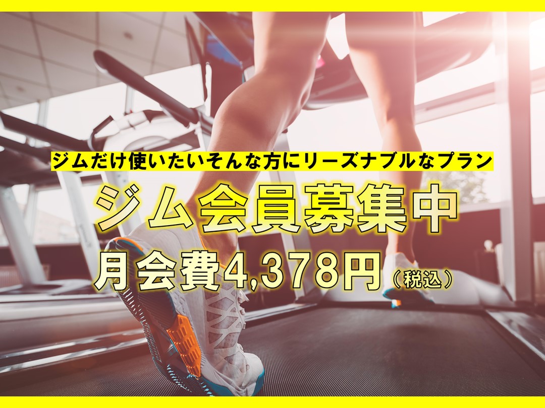 ジム会員募集中！